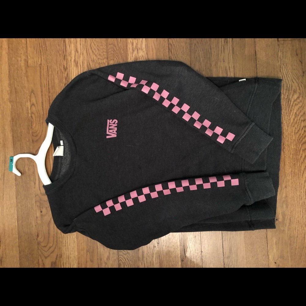 Gray vans crewneck